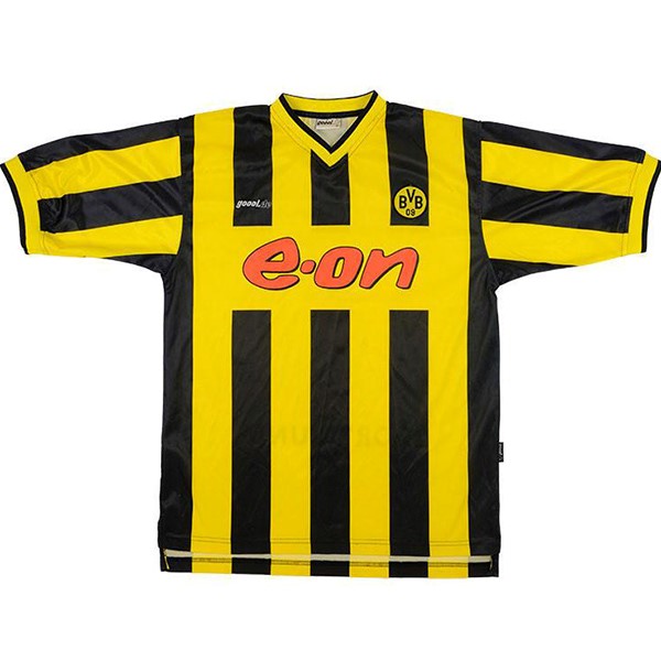 Camiseta Borussia Dortmund Primera equipación Retro 2000 Amarillo